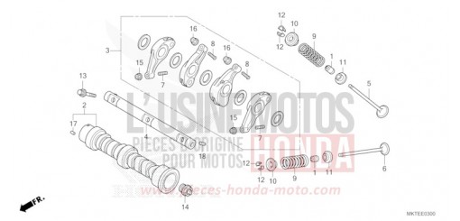ARBRE A CAMES/SOUPAPE ADV750S de 2025